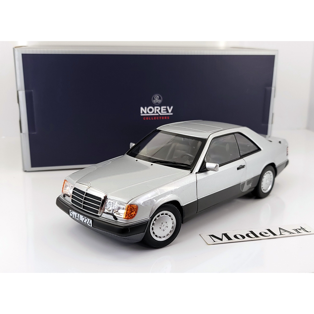模型車藝】1/18 Norev Mercedes-Benz 300CE 24V Coupe(C124) 銀 模型車藝】1/18 Norev Mercedes-Benz 300CE 24V Coupe(C124) 銀