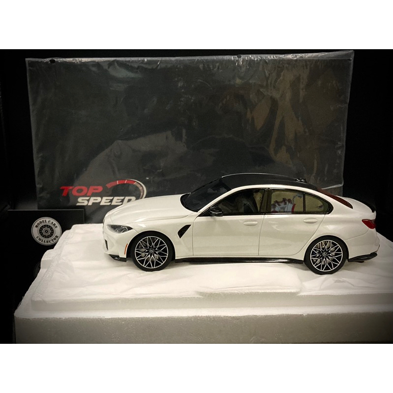 收藏模人】TSM TopSpeed BMW M3 Competition (G80) 白1:18 1/18 | 蝦皮購物