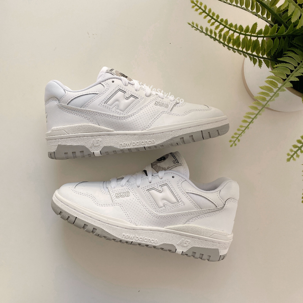 -EJ- 29/零碼出清 NEW BALANCE 550 NB550 白灰 灰 淺灰 奶油底 厚底 BB550PB1 | 蝦皮購物