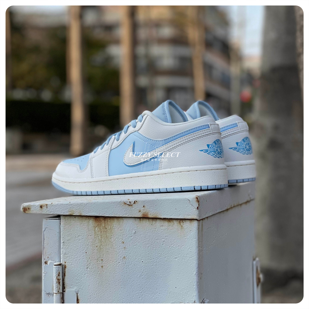 逢甲FUZZY】W Air Jordan 1 Low Ice Blue 反轉冰藍寶寶藍白藍DV1299