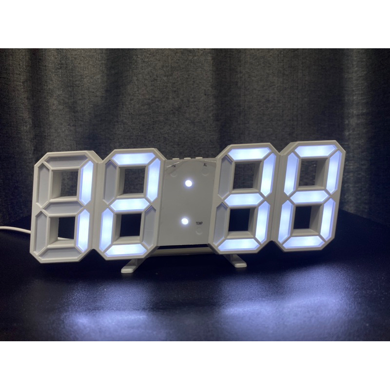 LED數字時鐘 立體電子時鐘 時鐘 電子鬧鐘 掛鐘 小夜燈 電子鐘 數字時鐘 數字鐘 | 蝦皮購物