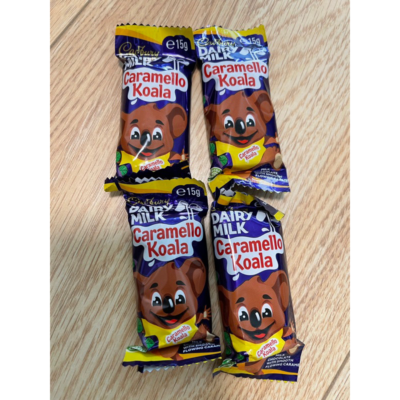 現貨+預購🦘澳洲🦘Cadbury 吉百利 無尾熊&小袋鼠焦糖流心巧克力 15g | 蝦皮購物