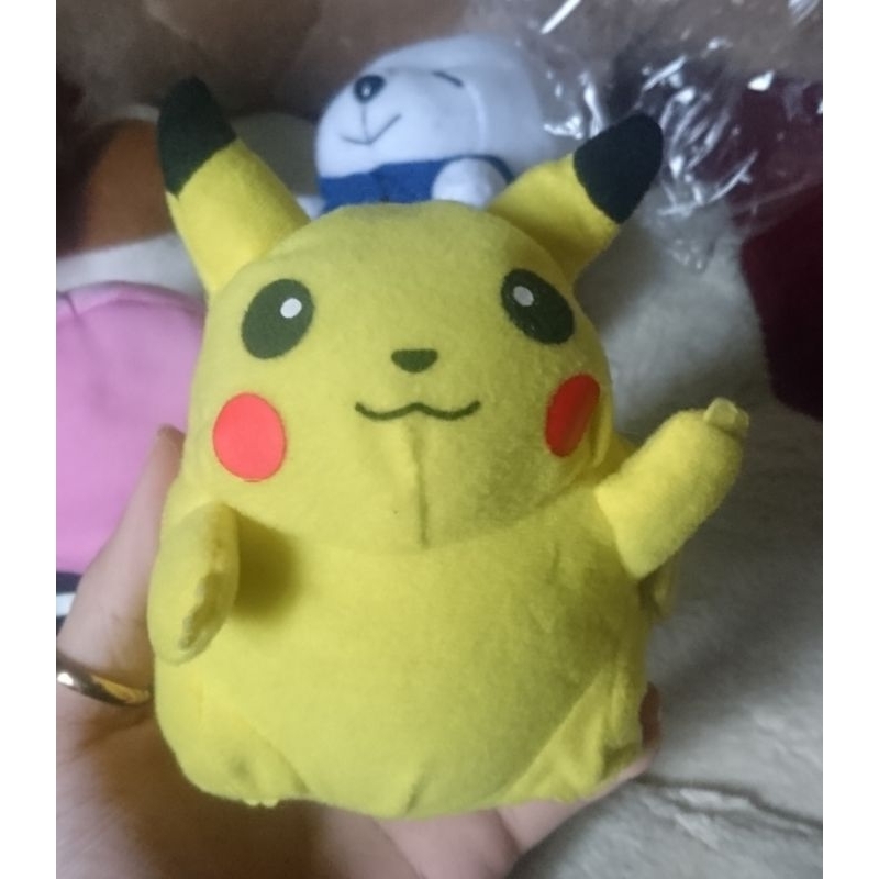 任天堂Pokemon寶可夢 皮卡丘 雷丘玩偶娃娃 狀況良好 | 蝦皮購物