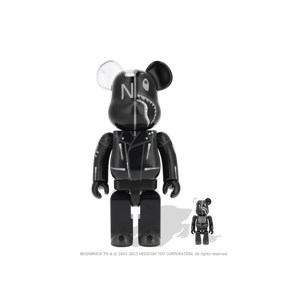 AirRoom【現貨】BE@RBRICK BAPE NEIGHBORHOOD 庫柏力克公仔皮衣400%+