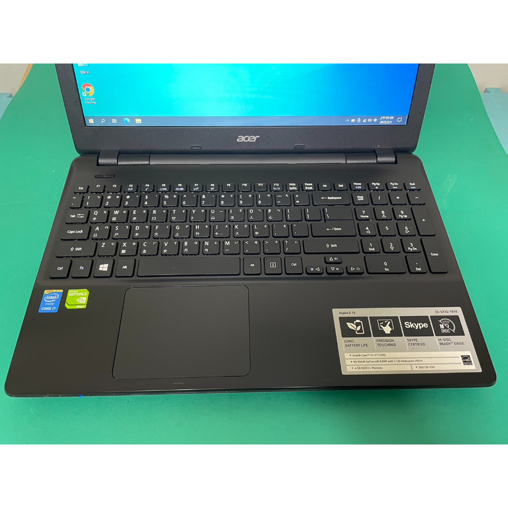 Acer Aspire E5-572G 15吋二手良品筆電i7-4712MQ//WIn10 Pro | 蝦皮購物