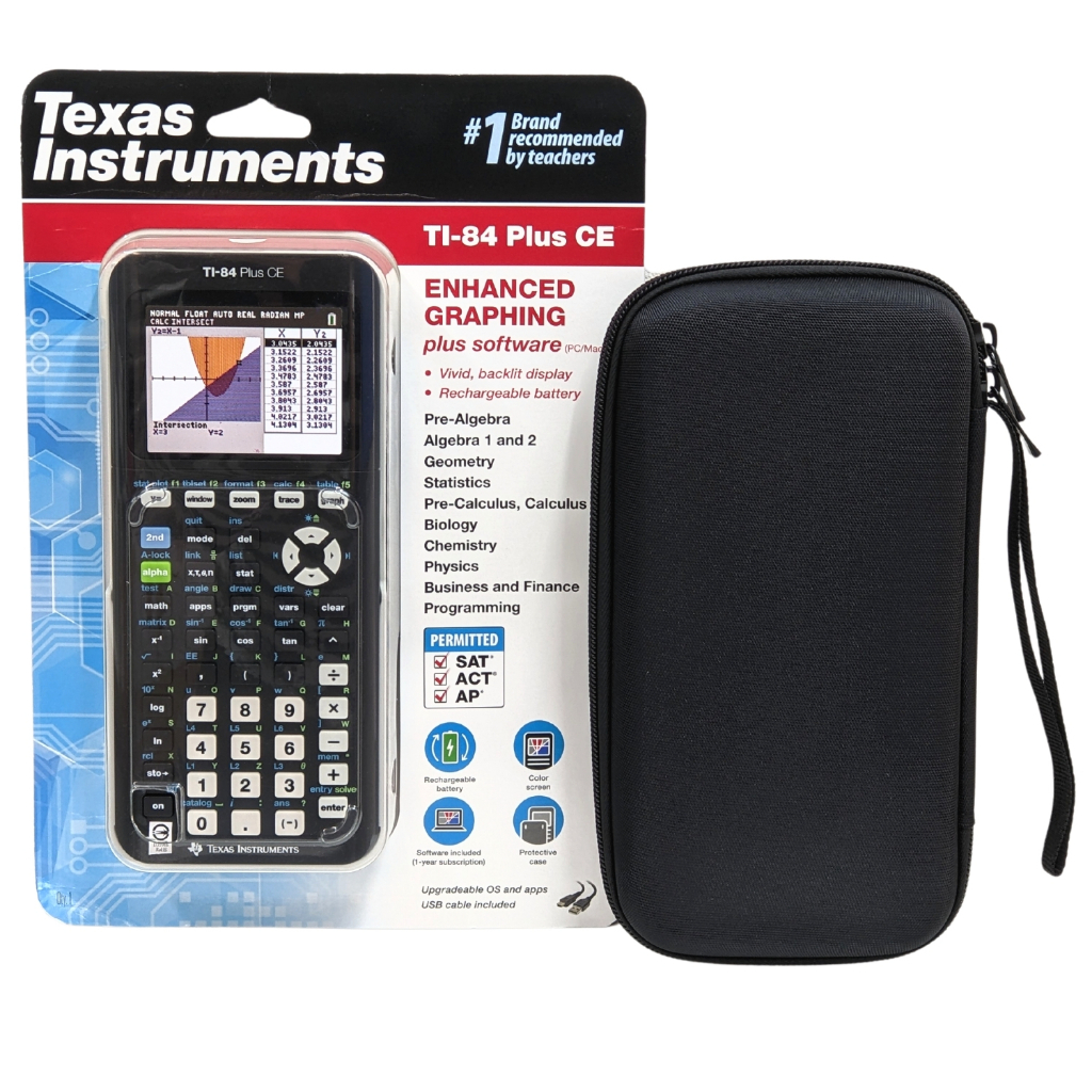 Texas Instruments TI-84 Plus CE Calculator 圖形計算機計算器1年保固