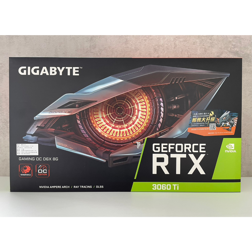 GIGABYTE 技嘉GeForce RTX 3060 Ti GAMING OC D6X 8G (DDR6X) | 蝦皮購物