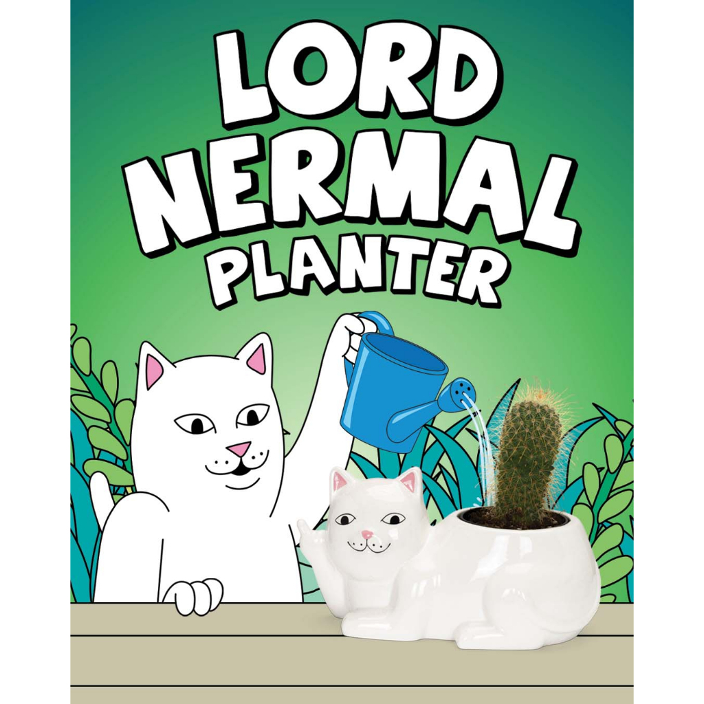 RIPNDIP LORD NERMAL POT CERAMIC PLANTER 盆栽中指猫台灣總代理-ALL