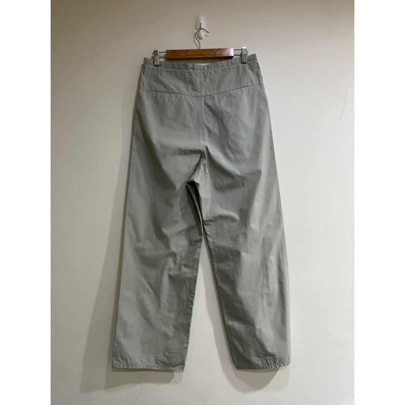 二手) AURALEE / WASHED FINX TWILL EASY WIDE PANTS 0號寬褲