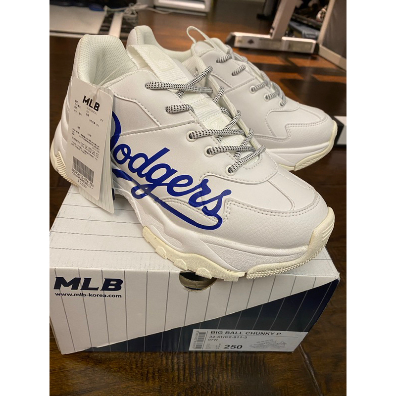 全新 實拍 MLB 老爹鞋 Big Ball Chunky 洛杉磯道奇隊 尺寸25 | 蝦皮購物
