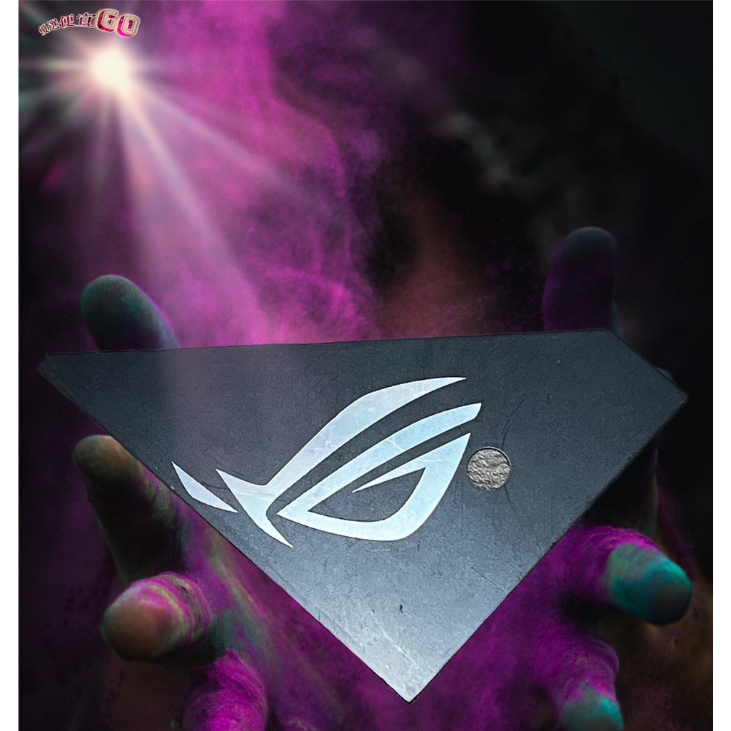 🚚現貨/快速出貨🔥華碩ASUS ROG RTX 限量版/原廠正貨/鋁製貼紙/吊飾/敗家之眼/華碩信仰/ASUS信仰 | 蝦皮購物