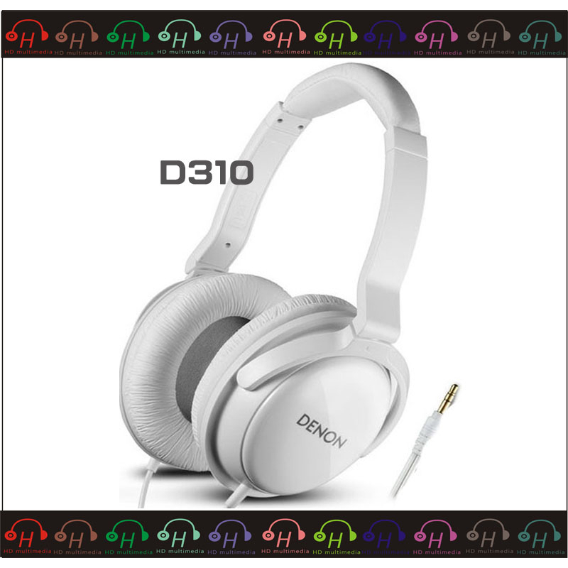 熱銷現貨⚡弘達影音多媒體 DENON AH D310 AH-D310 重低音耳機 全罩式耳機 公司貨 白色 | 蝦皮購物