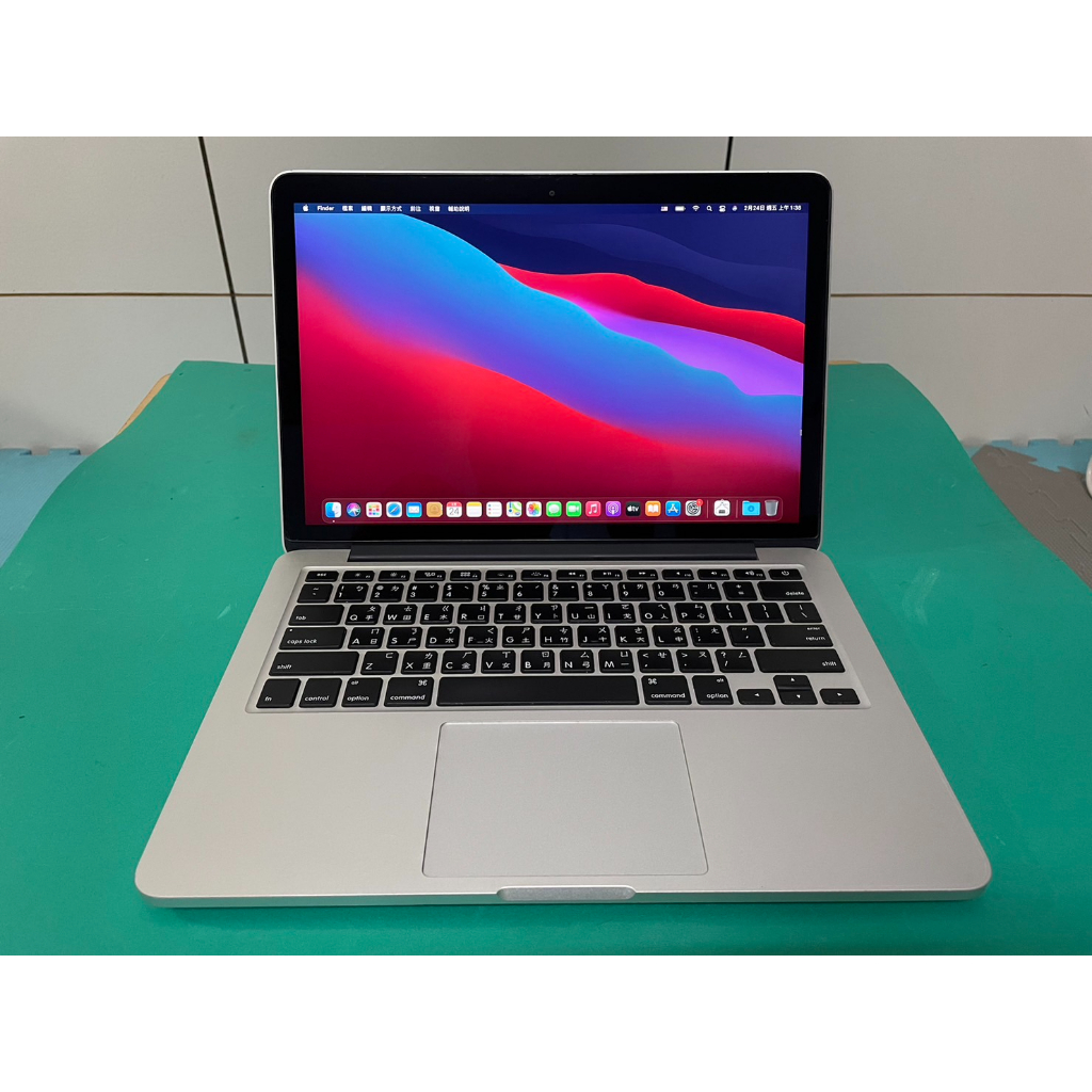 Macbook Pro 13吋二手良品筆電i5 2.4 G/8G/256G/Big Sur/2013/A1502