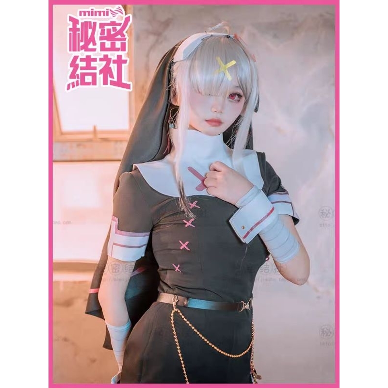 【NeNe】特價 彩虹社 健屋花那 COS 虛擬 Vtuber 修女服 病屋 COSPLAY 新衣裝 COS服 | 蝦皮購物
