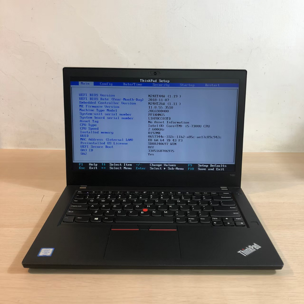 美品 Office Lenovo ThinkPad T480s i5 14FHD-