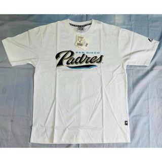 =好了啦要運動=MLB美職 中華隊 日本隊 教士隊 達比修有 棉質休閒衣  6720204-015 白色 XL號