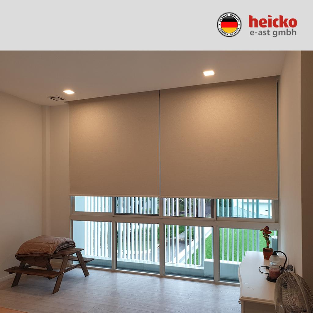 (電動捲簾)電動遮陽捲簾/搭配德國heicko管狀馬達,客制電動捲簾,電動窗簾163cm*128cm | 蝦皮購物
