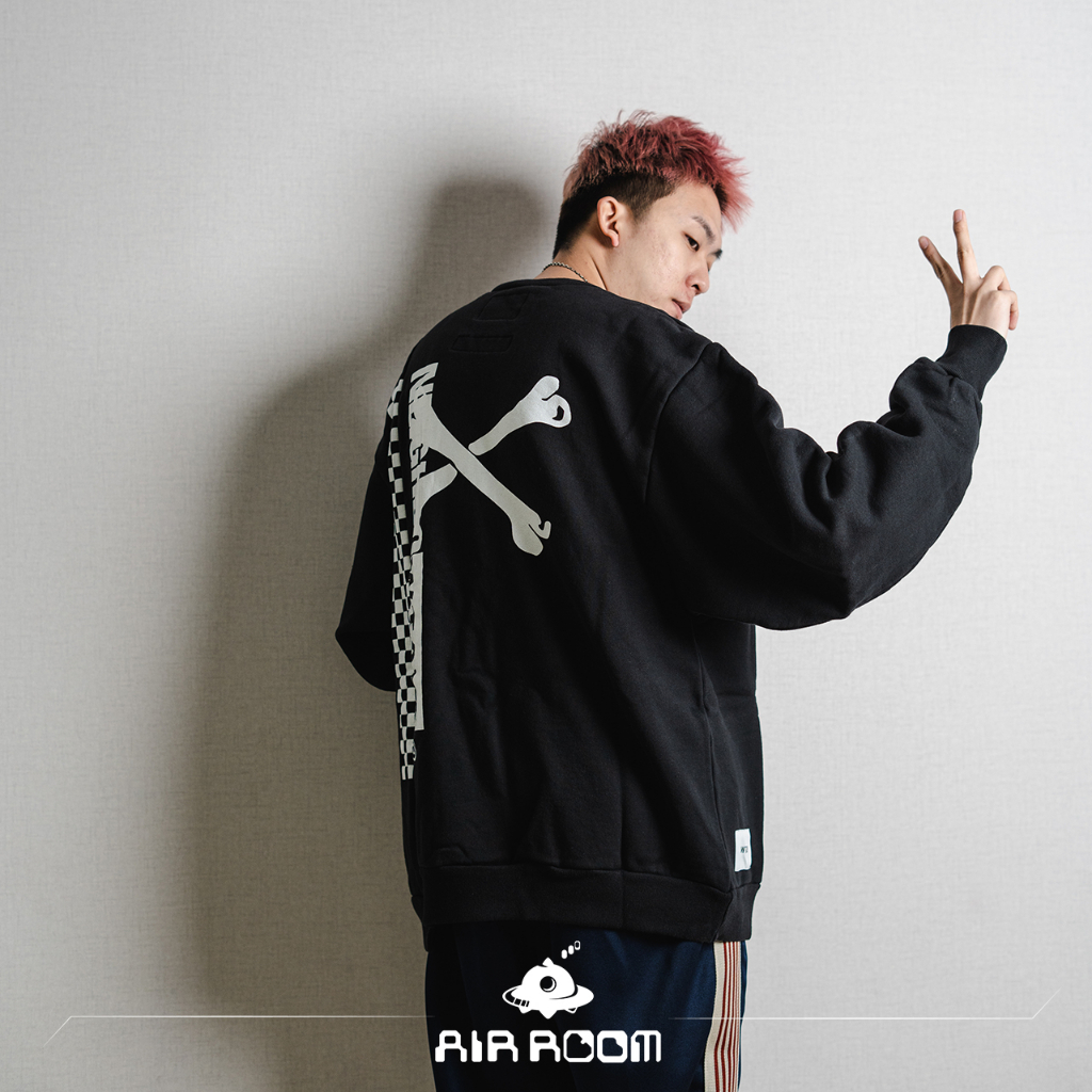 トップス WTAPS X NH / RIPPER CREW NECK SWEATSHIRT WTAPS x NEIGHBORHOOD 19AW RIPPER CREW NECK/SWEATSHIRT