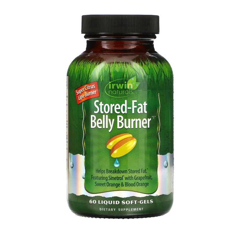 美國愛樂能Irwin Naturals StoredFat Belly Burner 腹🔥燃60顆軟膠囊 蝦皮購物