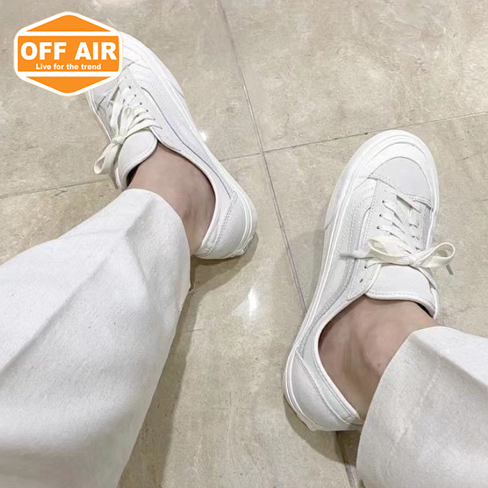 OFF AIR】Vans Style 36 Decon SF 奶白米白白色全白低筒休閒麂皮