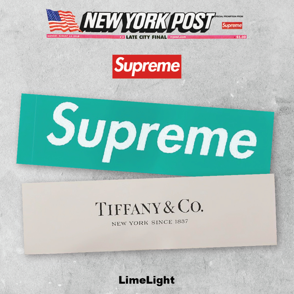 Supreme x Tiffany & Co. Box Logo Sticker