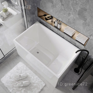 【破損包賠】小浴缸家用小戶型日式深泡亞克力獨立一體式可移動坐式超迷你浴盆E9