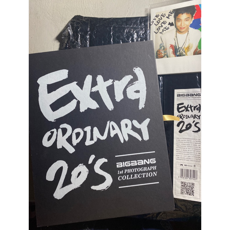 BIGBANG 1st Photograph collection Extra ordinary 20’s第一本寫真書