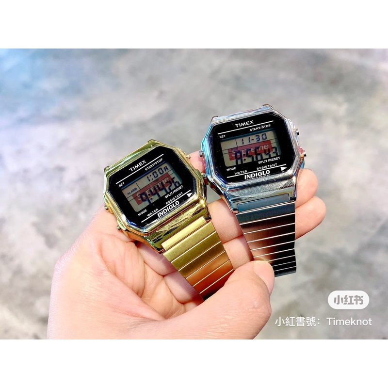 正品潮流Timex 聯名supreme金色錶經典| 蝦皮購物