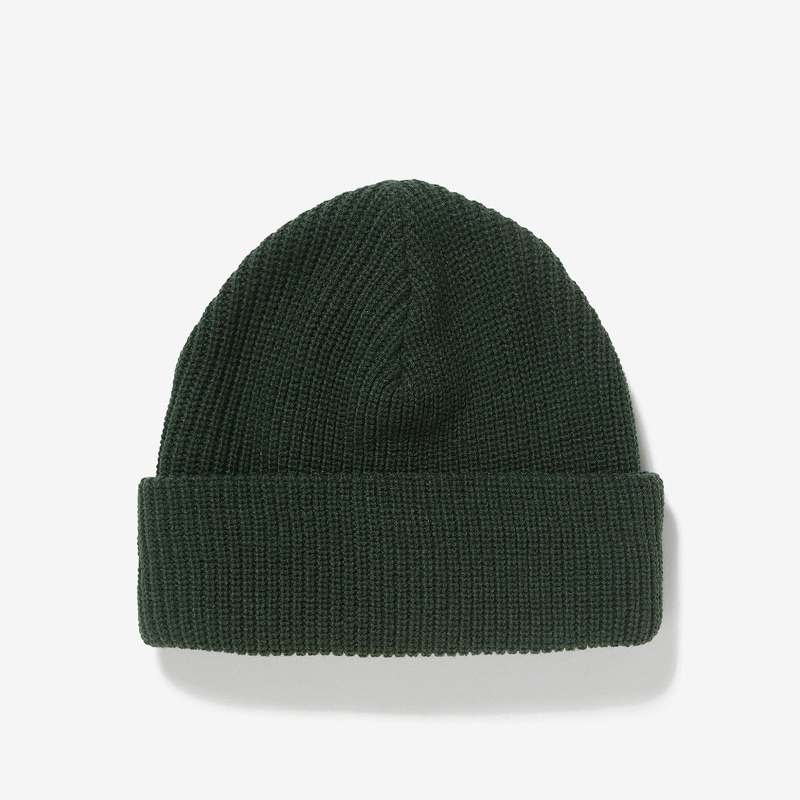 22AW WTAPS BEANIE 06 / BEANIE / ACRYLIC. CRST 盾牌🛡️刺繡反摺毛帽