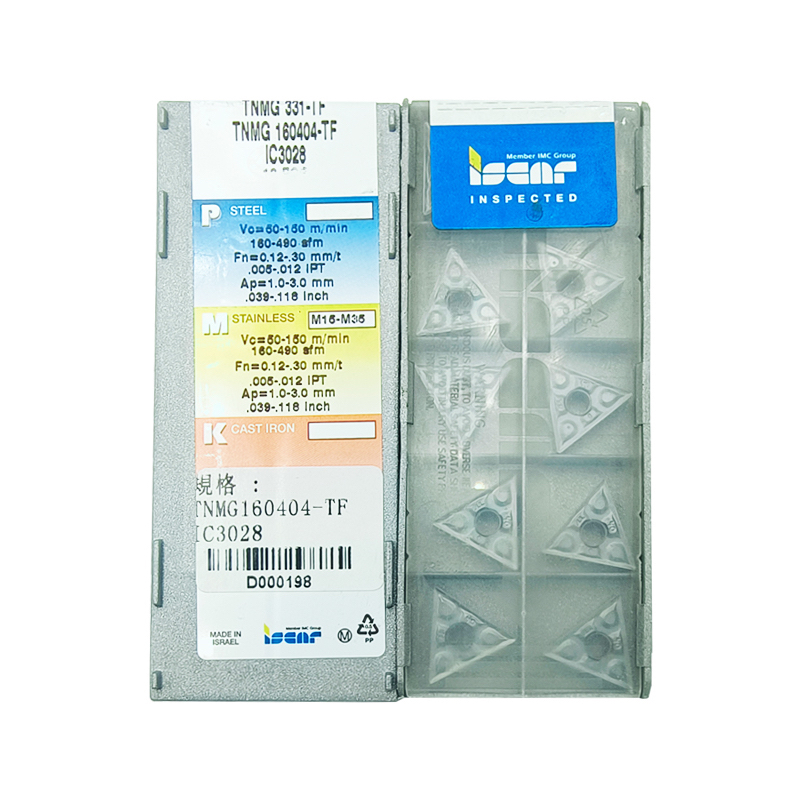 ISCAR伊斯卡TNMG160404TF IC908 / TNMG160404TF IC3028 車刀片