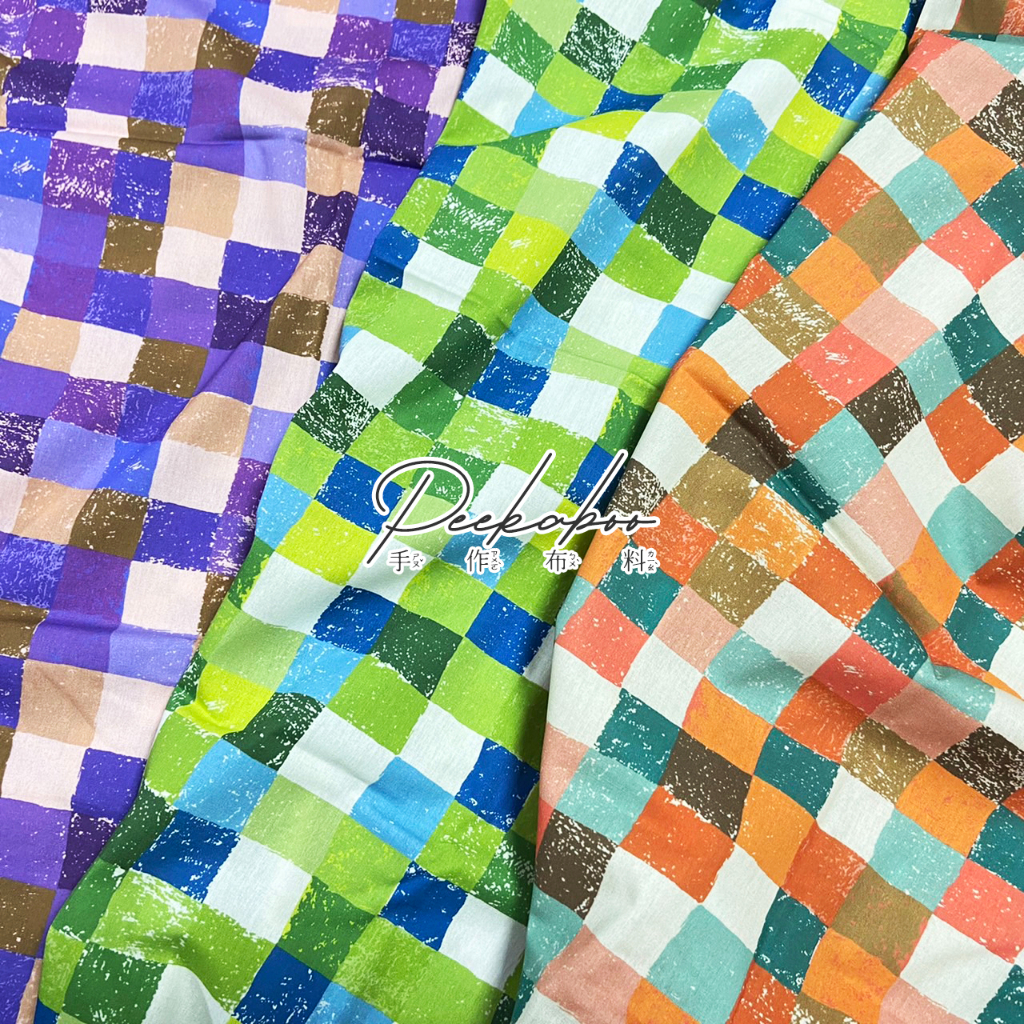 【現貨】格子布 格紋布 棉布 花布 薄棉布 棉布布料 棉布料 印花布 手作布 碎花布 格子布料 布 布料 拼布 非日本布 | 蝦皮購物