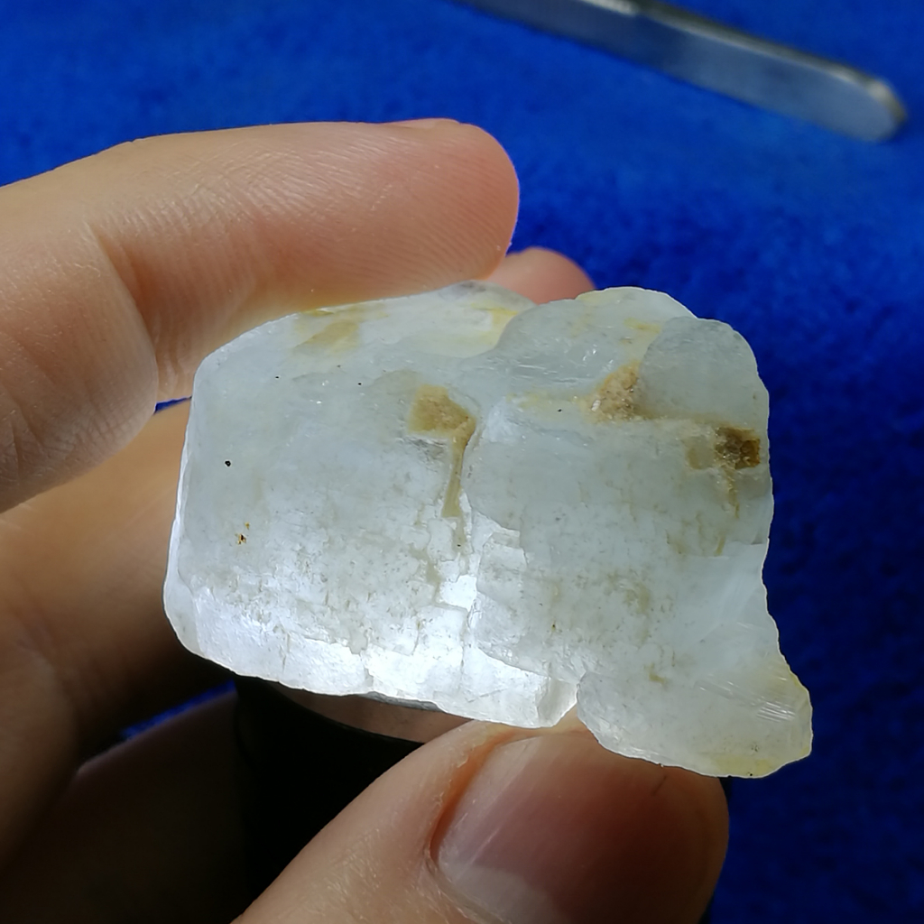 友克鑫礦業]di58約重56.5g-藍色重晶石藍重晶原礦barite 重晶石| 蝦皮購物