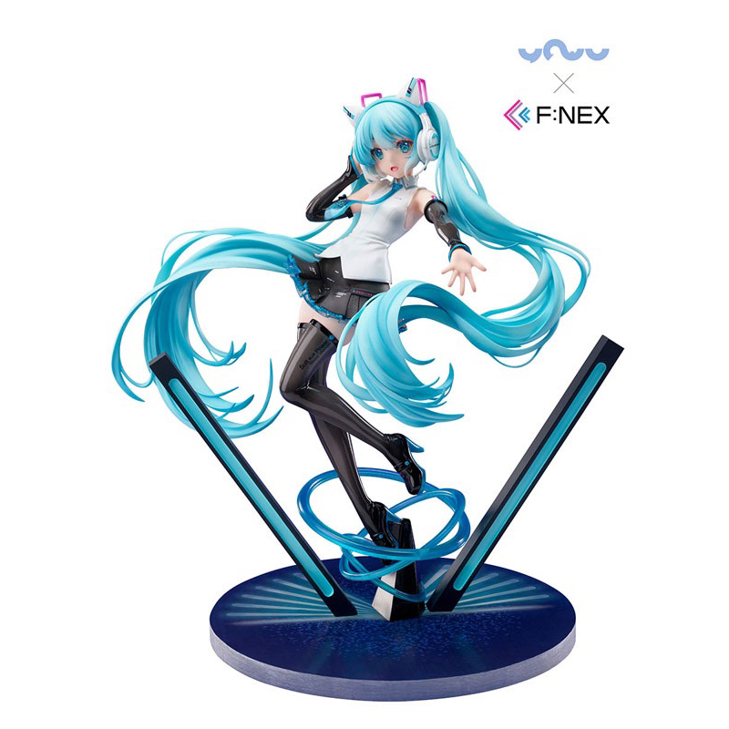 全新現貨妖舞YOWU×F：NEX 初音ミク猫耳ヘッドフォン初音未來貓耳機Ver