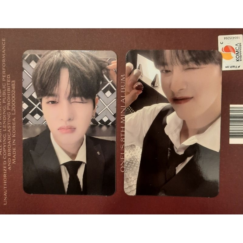 ONEUS malus eden版 迷八 英助 ravn 小卡 | 蝦皮購物