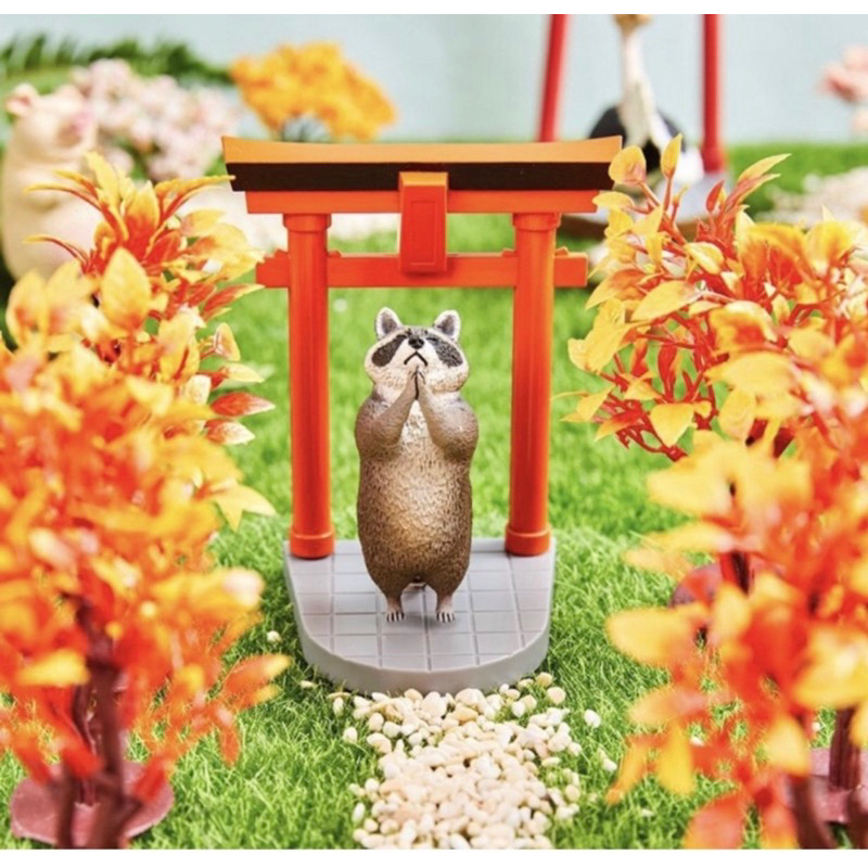 朝隈俊男Animal Life 祈系列含鳥居鴕鳥浣熊祈鳥居豬樹懶海豹全新