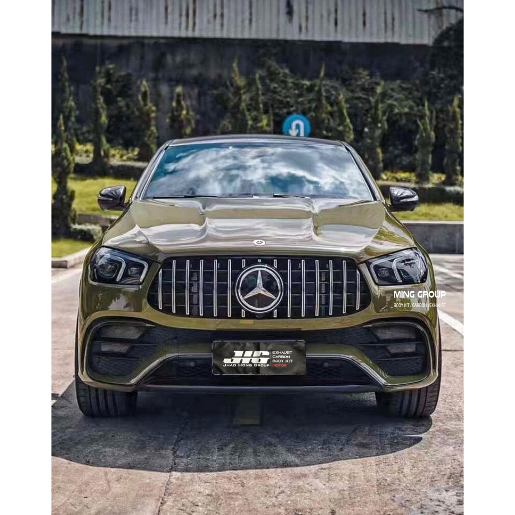 【MING GROUP國際】BENZ W292 Coupe 小改款 升級 GLE63樣式 前保桿 水箱罩 後下巴含尾飾管 | 蝦皮購物