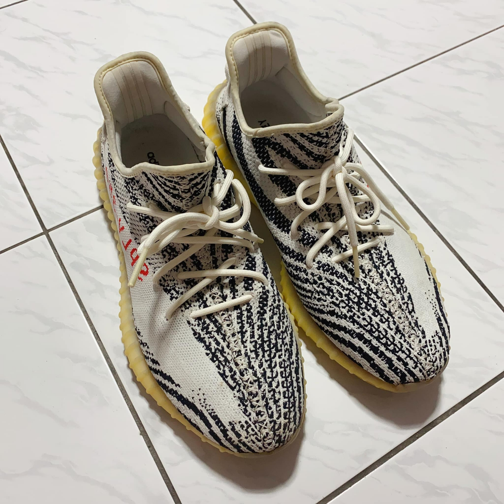 YEEZY BOOST 350 V2 ZEBRA CP9654 斑馬 尺寸30cm 男鞋 二手 有盒 US12稀有大尺碼