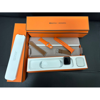 196 Apple Watch HERMES s6 44mm 銀 未使用品-