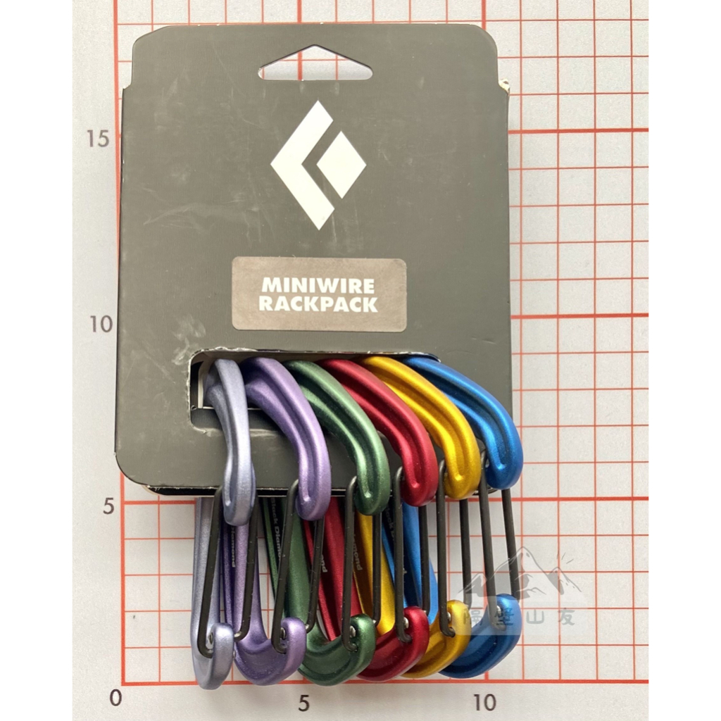 【隔壁山友】現貨 Black Diamond Miniwire Rackpack 鉤環6入組 攀岩 鉤環 | 蝦皮購物