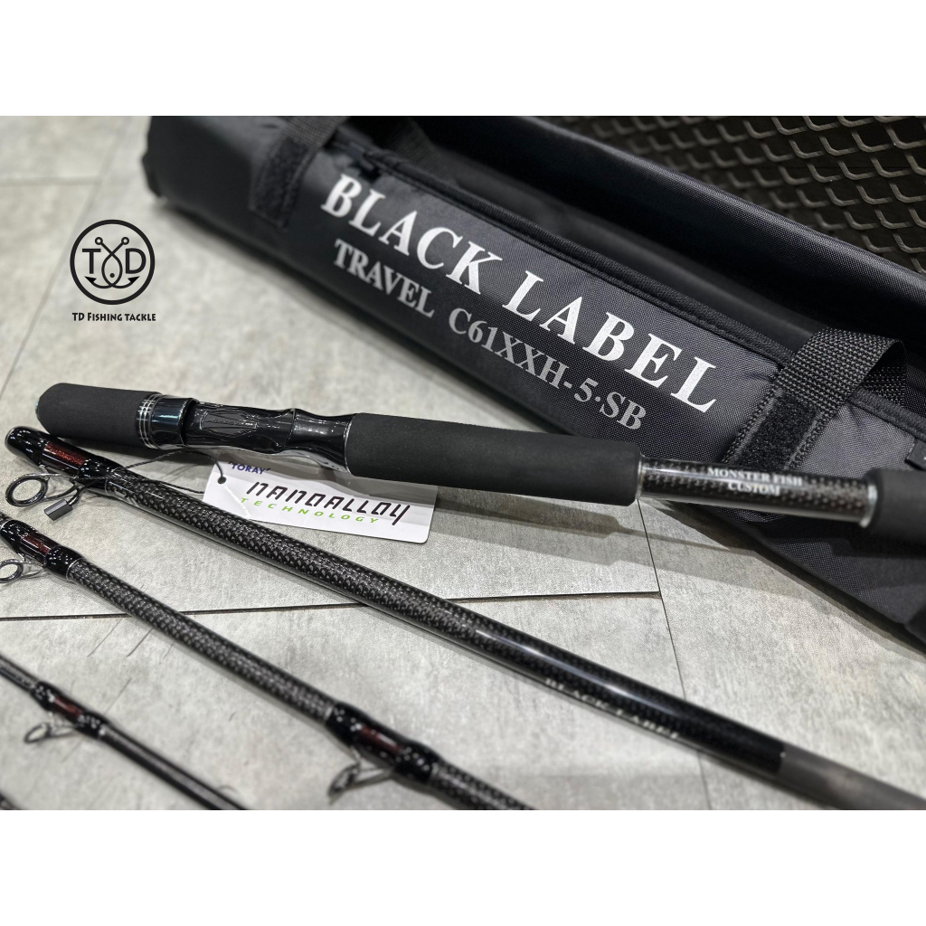 💢桃園東區釣具【 DAIWA BLACKLABEL TRAVEL 多節路亞竿】黑標旅