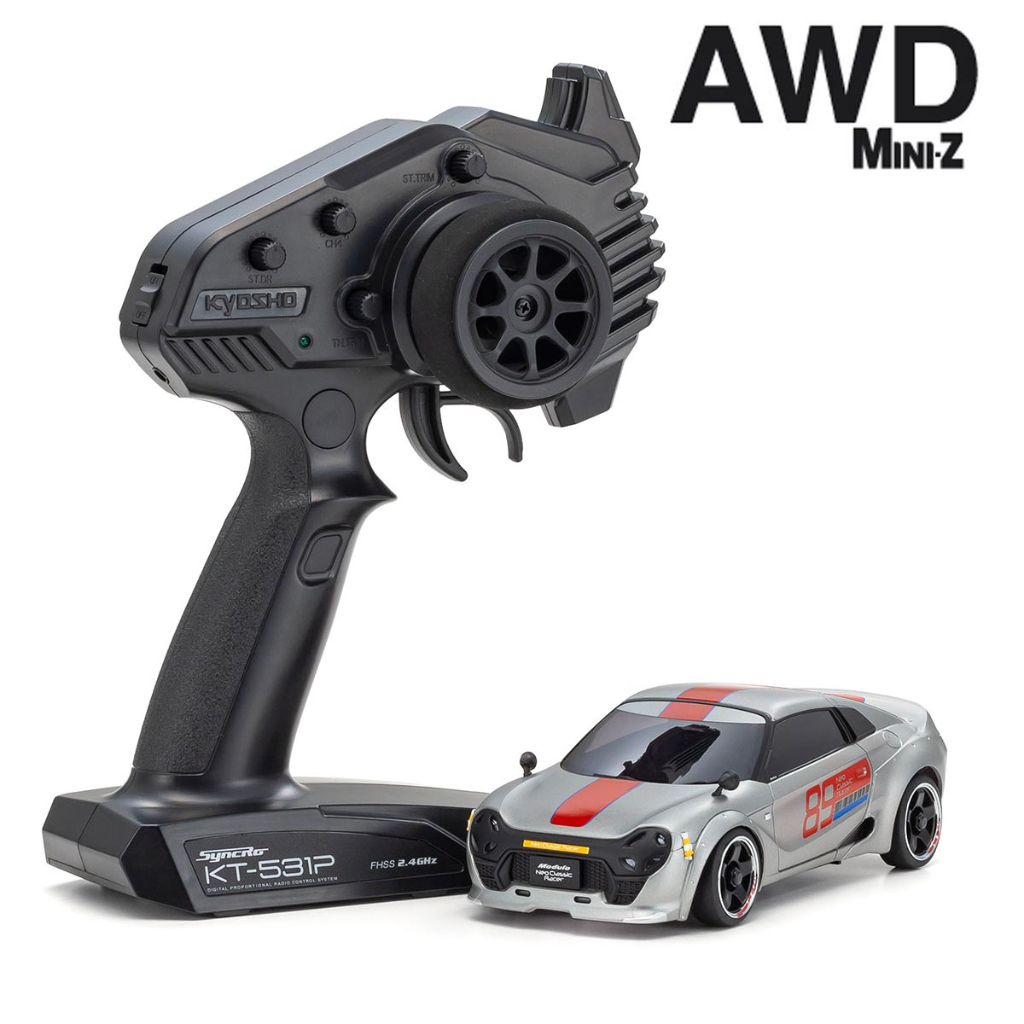 KYOSHO MINI-Z AWD 本田Honda Neo Racer S660(32625GM)MA020套裝車