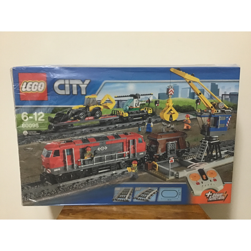 LEGO 樂高60098 城市系列重型運輸火車盒損全新未拆【請看商品描述