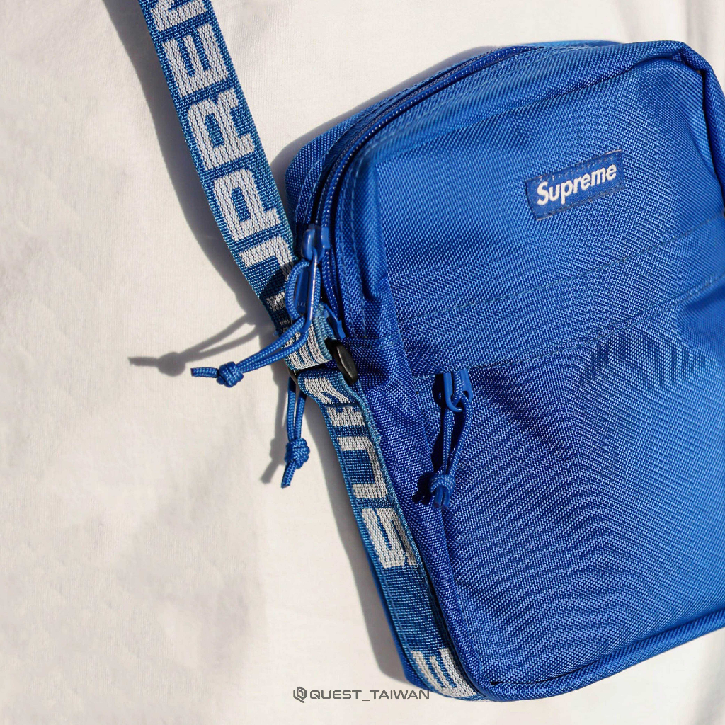 Blue supreme crossbody outlet bag