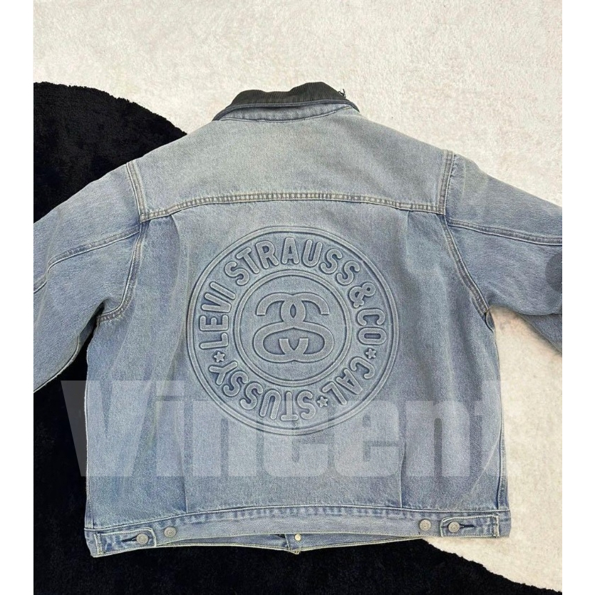 預購Stussy x Levi's Embossed Trucer Denim | 蝦皮購物