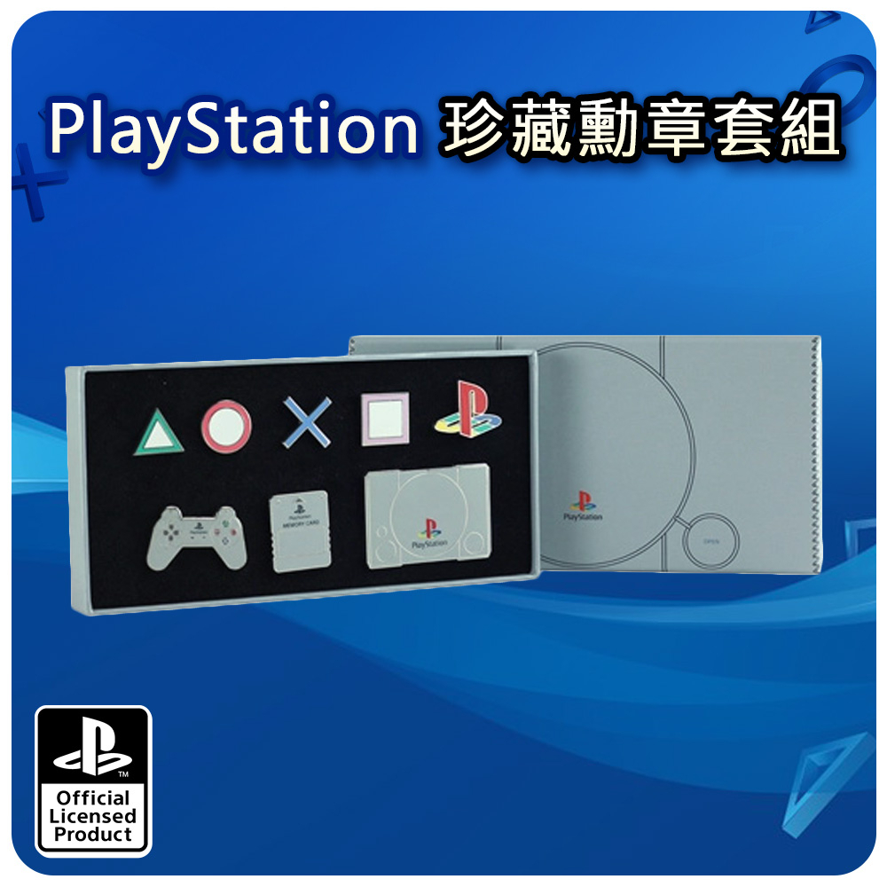 【正版授權 現貨】 SONY Playstation 經典徽章組合套組 PS PSOne 珍藏勳章套組 徽章 胸針 | 蝦皮購物