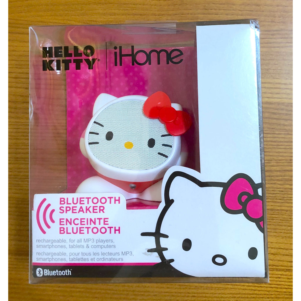 iHome Hello Kitty Bluetooth Mini Speaker 凱蒂貓 音樂播放 藍芽 喇叭 擴音器 蝦皮購物