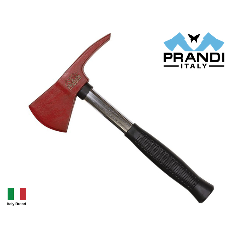 Prandi義大利老牌斧頭C45/1045碳鋼13吋消防斧多功能斧鍍鉻鋼橡膠握柄【PRA0108】 | 蝦皮購物