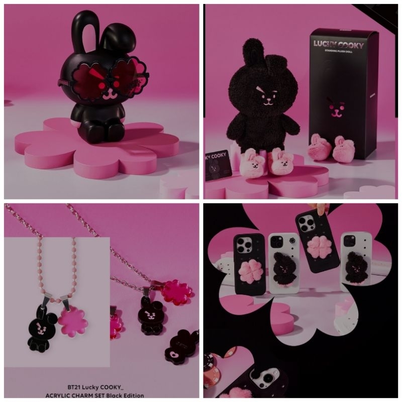 〔現貨釋出*3〕BT21 LUCKY COOKY BLACK EDITION