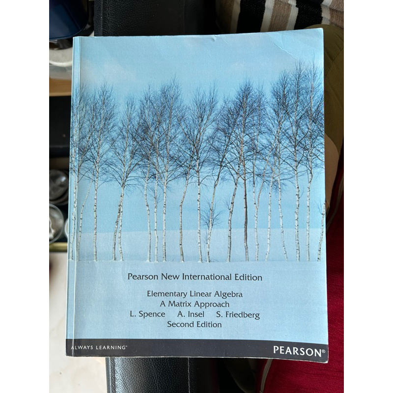 二手 Pearson elementary linear algebra second edition 線性代數 | 蝦皮購物