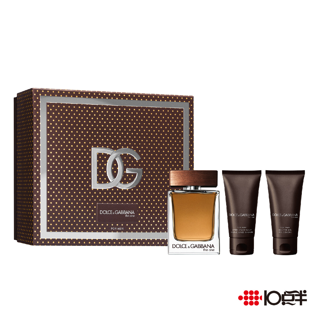 Dolce & Gabbana D&G THE ONE 唯我 男性淡香水 100ml 禮盒(三件組)〔 10點半香水美妝